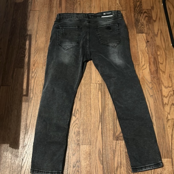 Denham house size 36,32, black distressed jeans for men - Picture 5 of 9